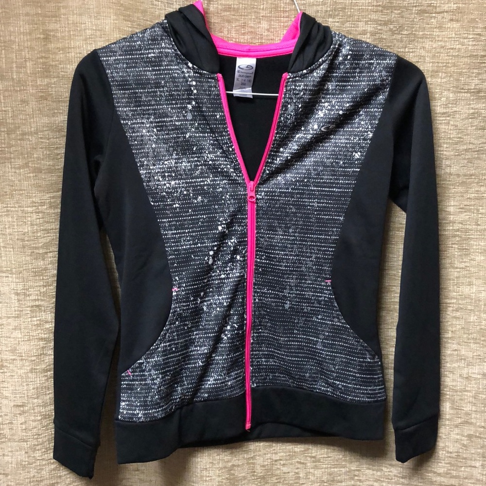 Champion girls zip up hoodie